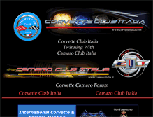 Tablet Screenshot of corvetteitalia.com